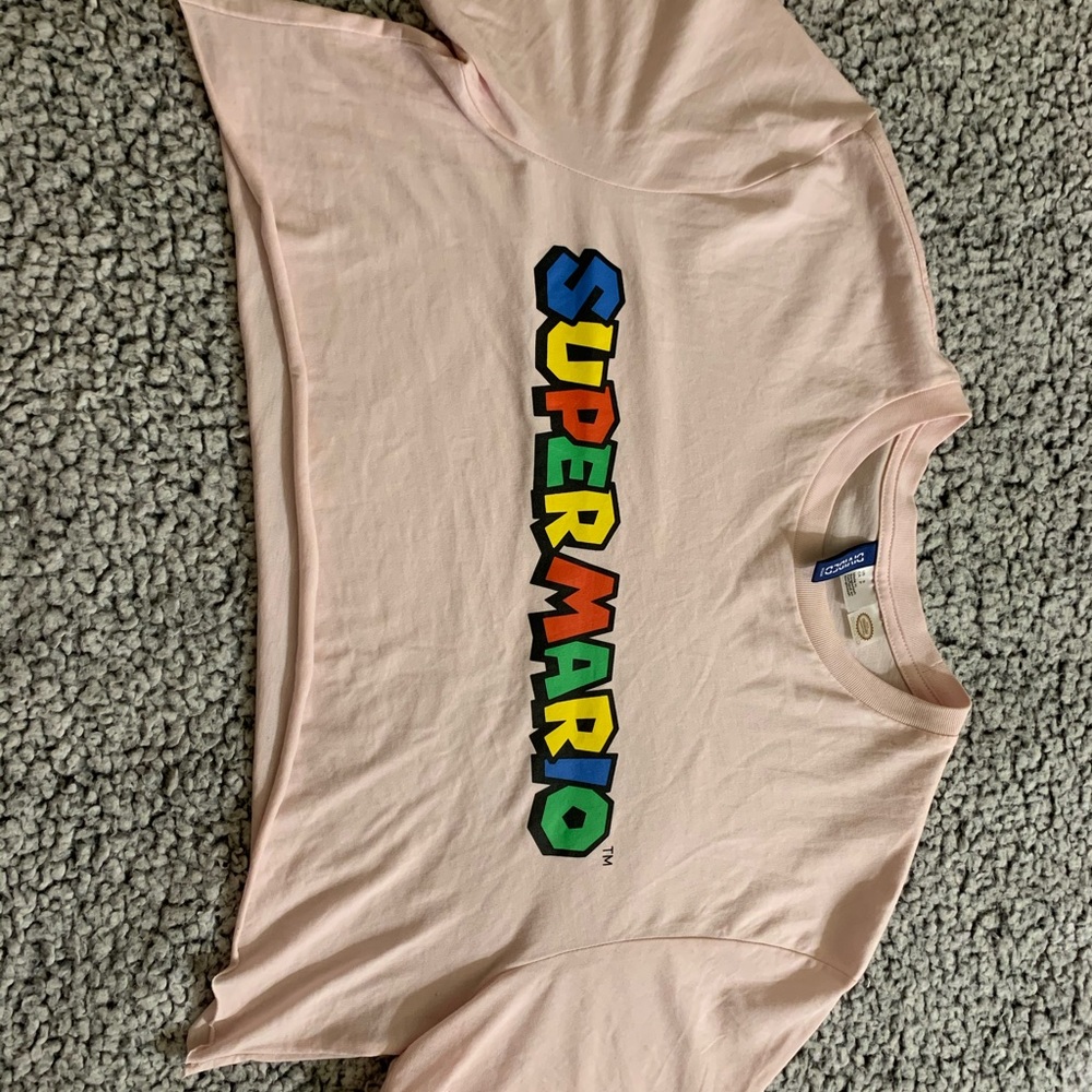Super Mario crop top